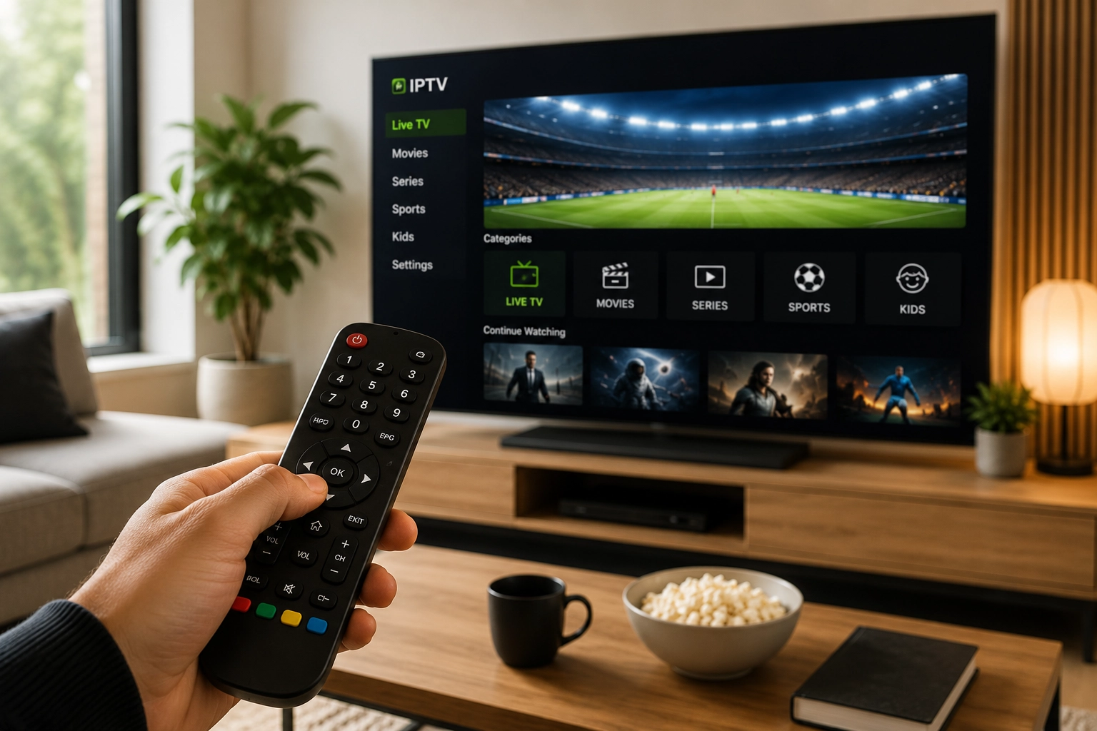 IPTV Free Trial Einrichtung auf Smart TV mit Senderübersicht